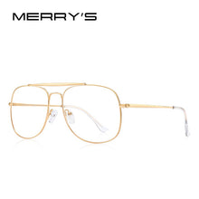 Load image into Gallery viewer, MERRYS DESIGN Men Classic Square Glasses Optics Frame Women Double Beam Prescription Glasses Frames Optical Eyewear S2389