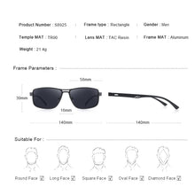 Load image into Gallery viewer, MERRYS DESIGN Men Classic Square Sunglasses HD Polarized Sun glasses For Driving TR90 Legs UV400 Protection S8925