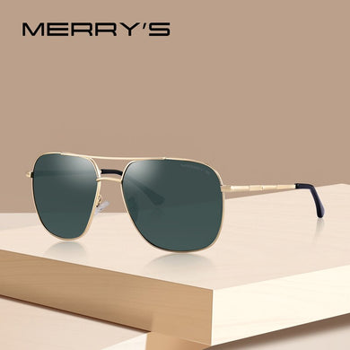 MERRYS DESIGN Men Classic Sunglasses Aviation Frame HD Polarized Shades For Driving UV400 Protection S8173