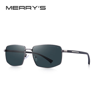 MERRYS DESIGN Men Classic Sunglasses Male HD Polarized Rectangle Sun glasses For Driving TR90 Legs UV400 Protection S8255