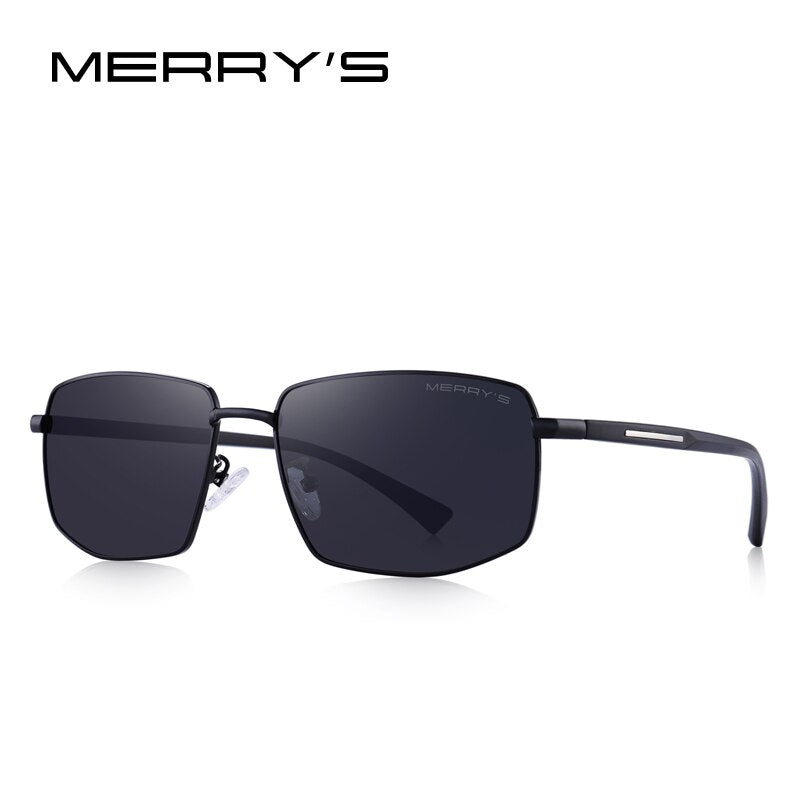 MERRYS DESIGN Men Classic Sunglasses Male HD Polarized Rectangle Sun glasses For Driving TR90 Legs UV400 Protection S8255