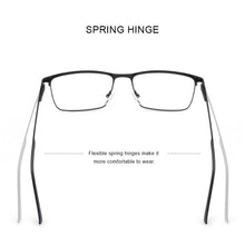 Load image into Gallery viewer, MERRYS DESIGN Men Classic Titanium Alloy Glasses Frame Male Square Ultralight Eye Myopia Prescription Eyeglasses S2115