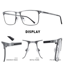 Load image into Gallery viewer, MERRYS DESIGN Men Classic Titanium Alloy Glasses Frame Male Square Ultralight Eye Myopia Prescription Eyeglasses S2115