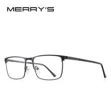 Load image into Gallery viewer, MERRYS DESIGN Men Classic Titanium Alloy Glasses Frame Male Square Ultralight Eye Myopia Prescription Eyeglasses S2115