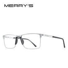 Carica l&#39;immagine nel visualizzatore di Gallery, MERRYS DESIGN Men Classic Titanium Alloy Glasses Frame Male Square Ultralight Eye Myopia Prescription Eyeglasses S2171