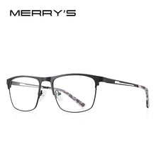 Carica l&#39;immagine nel visualizzatore di Gallery, MERRYS DESIGN Men Classic Titanium Alloy Optical Glasses Frame Women Ultralight Square Myopia Prescription Eyeglasses S2281