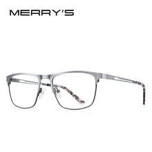 Carica l&#39;immagine nel visualizzatore di Gallery, MERRYS DESIGN Men Classic Titanium Alloy Optical Glasses Frame Women Ultralight Square Myopia Prescription Eyeglasses S2281