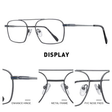 Carica l&#39;immagine nel visualizzatore di Gallery, MERRYS DESIGN Uomo Classico In Lega di Titanio Montature per occhiali Ottici Doppio Fascio Telaio Occhiali Da Vista Maschile Ultraleggero Quadrato S2157