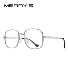Carica l&#39;immagine nel visualizzatore di Gallery, MERRYS DESIGN Men Classic Titanium Alloy Optical Glasses Frames Square Full Frame Eyeglasses Male Fashian Glasses S8154