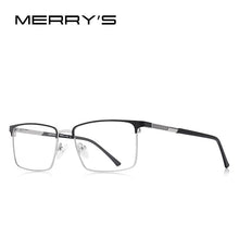Load image into Gallery viewer, MERRYS DESIGN Men Alloy Optics Glasses Frames Male Square Ultralight Myopia Prescription Glasses S2163
