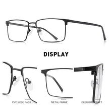 Load image into Gallery viewer, MERRYS DESIGN Men Alloy Optics Glasses Frames Male Square Ultralight Myopia Prescription Glasses S2163