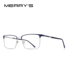 Load image into Gallery viewer, MERRYS DESIGN Men Alloy Optics Glasses Frames Male Square Ultralight Myopia Prescription Glasses S2163
