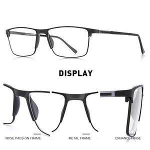 MERRYS DESIGN Men Alloy Optics Glasses Frames Student Square Ultralight Myopia Prescription Glasses S2037