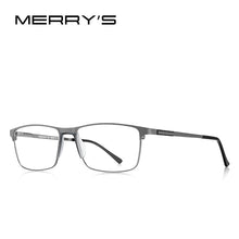 Load image into Gallery viewer, MERRYS DESIGN Men Alloy Optics Glasses Frames Student Square Ultralight Myopia Prescription Glasses S2037