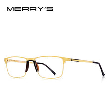 Load image into Gallery viewer, MERRYS DESIGN Men Alloy Optics Glasses Frames Student Square Ultralight Myopia Prescription Glasses S2037