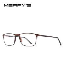 Load image into Gallery viewer, MERRYS DESIGN Men Alloy Optics Glasses Frames Student Square Ultralight Myopia Prescription Glasses S2037