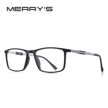 Load image into Gallery viewer, MERRYS DESIGN Men Square Glasses Frame Aluminum Temples Myopia Prescription Optical Eyewear S2155