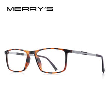 Load image into Gallery viewer, MERRYS DESIGN Men Square Glasses Frame Aluminum Temples Myopia Prescription Optical Eyewear S2155