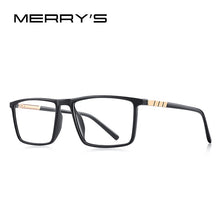 Carica l&#39;immagine nel visualizzatore di Gallery, MERRYS DESIGN Men Square Glasses Frame Myopia Prescription Optical Eyewear Acetate Frames S2206
