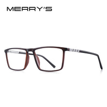 Carica l&#39;immagine nel visualizzatore di Gallery, MERRYS DESIGN Men Square Glasses Frame Myopia Prescription Optical Eyewear Acetate Frames S2206