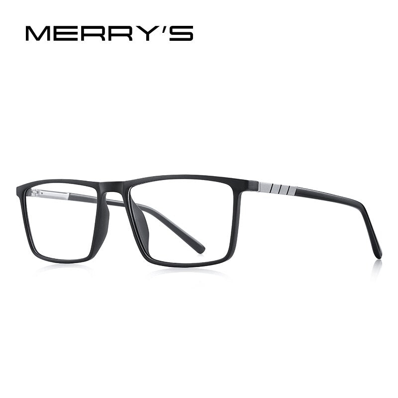 MERRYS DESIGN Men Square Glasses Frame Myopia Prescription Optical Eyewear Acetate Frames S2206