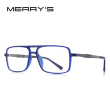 Load image into Gallery viewer, MERRYS DESIGN Men Square Glasses Frames Aluminum Temples Myopia Prescription Optical Eyewear S2510