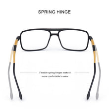 Load image into Gallery viewer, MERRYS DESIGN Men Square Glasses Frames Aluminum Temples Myopia Prescription Optical Eyewear S2510