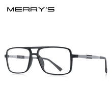 Load image into Gallery viewer, MERRYS DESIGN Men Square Glasses Frames Aluminum Temples Myopia Prescription Optical Eyewear S2510