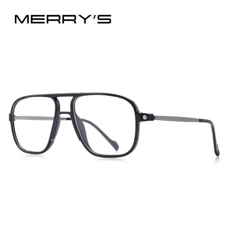 MERRYS DESIGN Men Square Glasses Frames Ultralight Myopia Prescription Optical Eyewear S2815