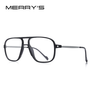 MERRYS DESIGN Men Square Glasses Frames Ultralight Myopia Prescription Optical Eyewear S2815