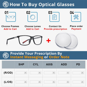 MERRYS DESIGN Men  Acetate Glasses Frame Myopia Prescription Eyeglasses Spring Hinge Silicone Temple Tip S2518