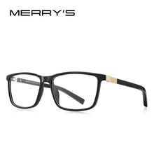 Load image into Gallery viewer, MERRYS DESIGN Men  Acetate Glasses Frame Myopia Prescription Eyeglasses Spring Hinge Silicone Temple Tip S2518