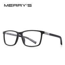 Load image into Gallery viewer, MERRYS DESIGN Men  Acetate Glasses Frame Myopia Prescription Eyeglasses Spring Hinge Silicone Temple Tip S2518