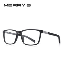 Load image into Gallery viewer, MERRYS DESIGN Men  Acetate Glasses Frame Myopia Prescription Eyeglasses Spring Hinge Silicone Temple Tip S2518