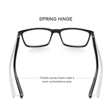 Load image into Gallery viewer, MERRYS DESIGN Men  Acetate Glasses Frame Myopia Prescription Eyeglasses Spring Hinge Silicone Temple Tip S2518