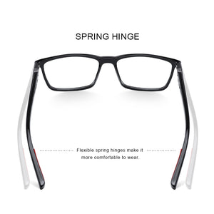 MERRYS DESIGN Men  Acetate Glasses Frame Myopia Prescription Eyeglasses Spring Hinge Silicone Temple Tip S2518