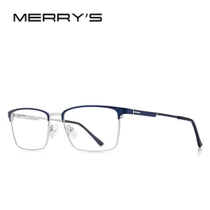 MERRYS DESIGN Men  Alloy Optics Glasses Frames Male Square Ultralight Myopia Prescription Glasses Business Style S2119