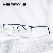 Carica l&#39;immagine nel visualizzatore di Gallery, MERRYS DESIGN Men  Alloy Optics Glasses Frames Male Square Ultralight Myopia Prescription Glasses Style S2058