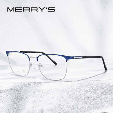 MERRYS DESIGN Men  Alloy Optics Glasses Frames Male Square Ultralight Myopia Prescription Glasses Style S2058