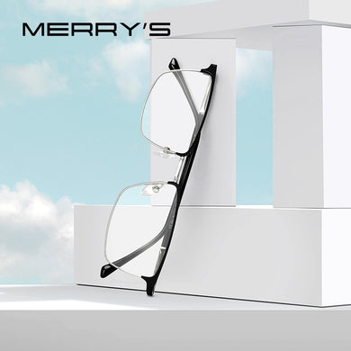MERRYS DESIGN Uomo Lega Ottica Montature per occhiali Quadrato Maschile Ultraleggero Miopia Occhiali da vista Stile S2016