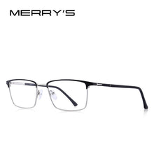 Carica l&#39;immagine nel visualizzatore di Gallery, MERRYS DESIGN Uomo Lega Ottica Montature per occhiali Quadrato Maschile Ultraleggero Miopia Occhiali da vista Stile S2016