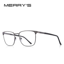 Carica l&#39;immagine nel visualizzatore di Gallery, MERRYS DESIGN Men  Alloy Optics Glasses Frames Male Square Ultralight Myopia Prescription Glasses Style S2058
