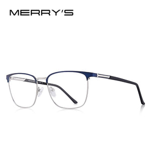 MERRYS DESIGN Men  Alloy Optics Glasses Frames Male Square Ultralight Myopia Prescription Glasses Style S2058