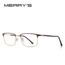 Carica l&#39;immagine nel visualizzatore di Gallery, MERRYS DESIGN Uomo Lega Ottica Montature per occhiali Quadrato Maschile Ultraleggero Miopia Occhiali da vista Stile S2016
