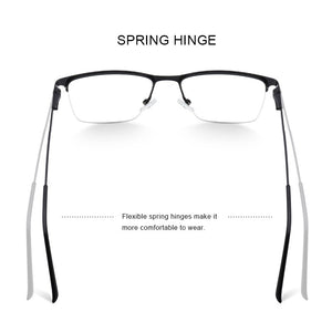 MERRYS DESIGN Men  Alloy Optics Glasses Frames Male Square Ultralight Myopia Prescription Half Frame Glasses S2009