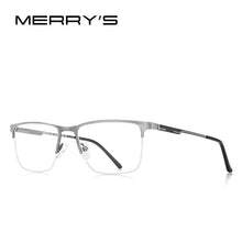 Load image into Gallery viewer, MERRYS DESIGN Men  Alloy Optics Glasses Frames Male Square Ultralight Myopia Prescription Half Frame Glasses S2009