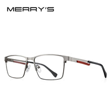 Load image into Gallery viewer, MERRYS DESIGN Men  Glasses Frame Business Style Titanium Alloy Square Frames Myopia Prescription Eyeglasses S2152