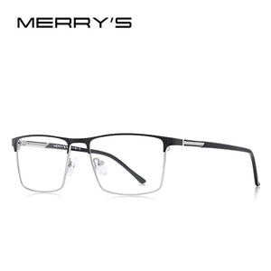 MERRYS DESIGN Men  Glasses Frame Male Square Optical  Business Style Myopia Prescription Hyperopia Alloy Eyeglasses S2052