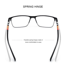 Load image into Gallery viewer, MERRYS DESIGN Men  Square Glasses Frame Business Style Titanium Alloy Acetate Legs Myopia Prescription Eyeglasses S2255