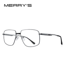 Load image into Gallery viewer, MERRYS DESIGN Men  Square Glasses Frame Business Style Titanium Alloy Frames Myopia Prescription Eyeglasses S2418